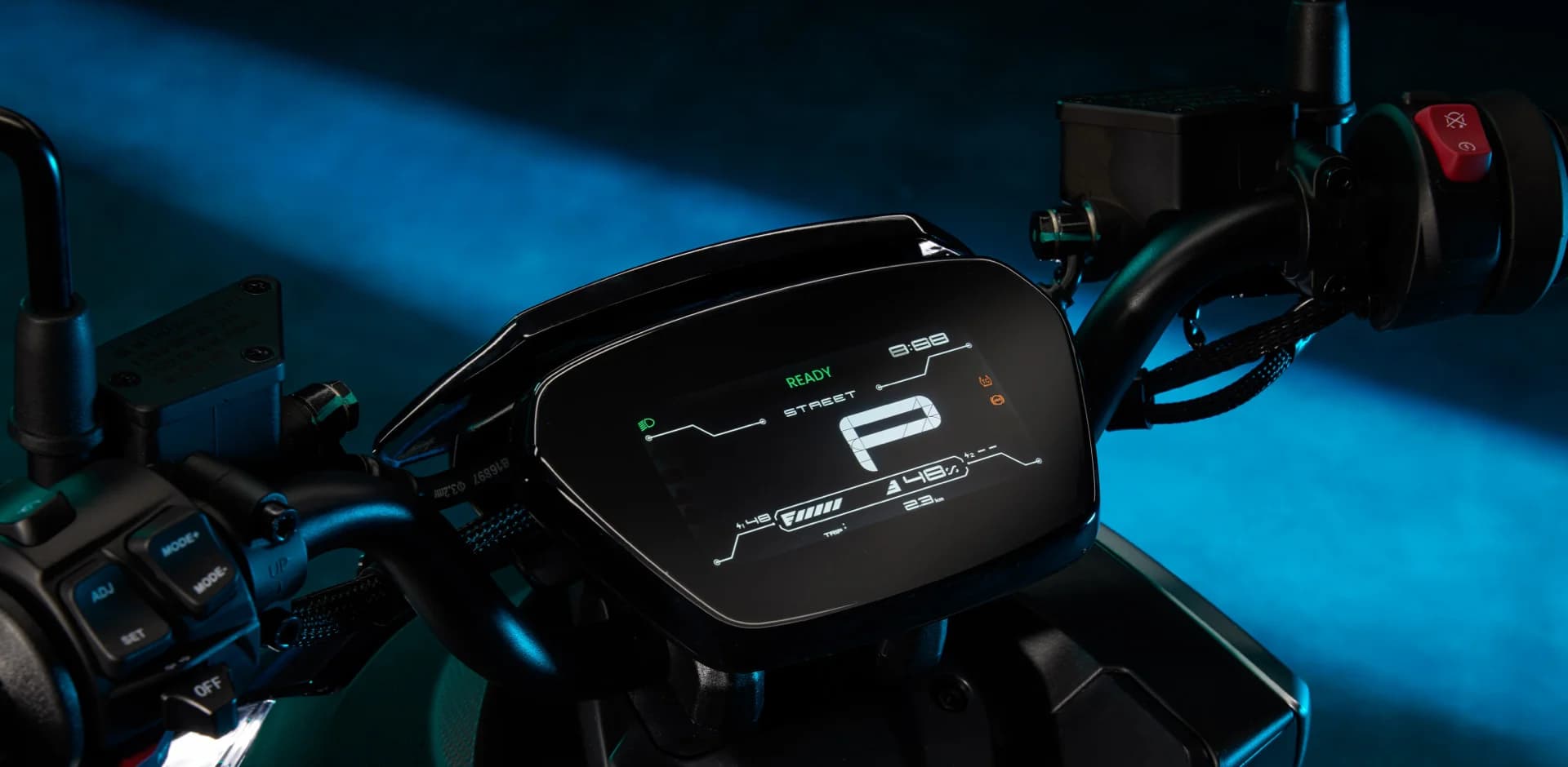 New Design of Handlebar and Display